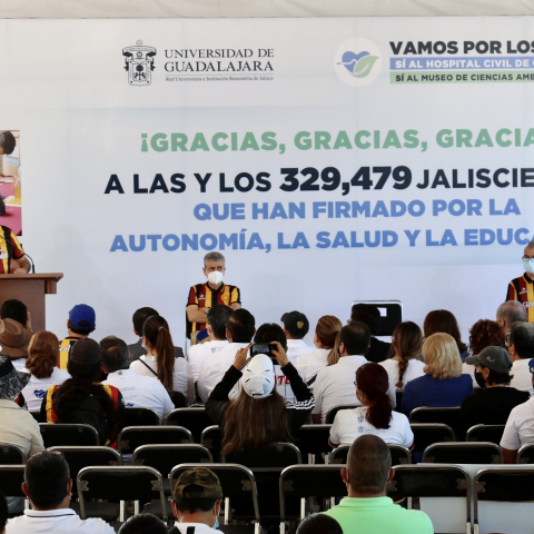 Arranca la primera Caminata por la Autonomía, la Salud y la Educación de la UdeG